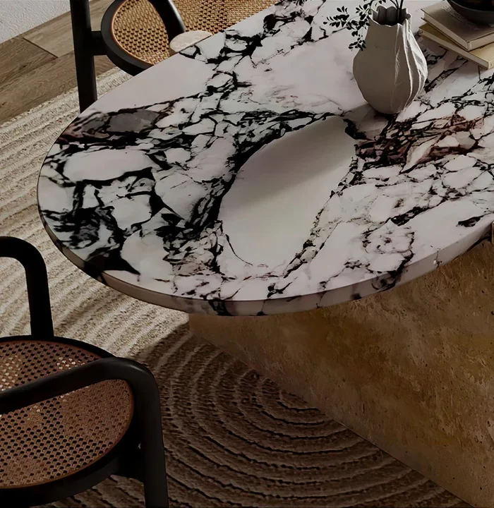 Elena Marble Dining Table
